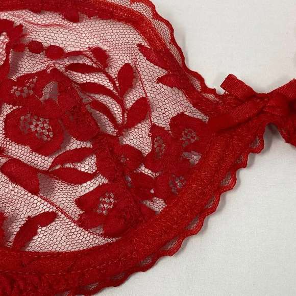 Agent Provocateur Denver Red Bra 32D - Picture 10 of 12